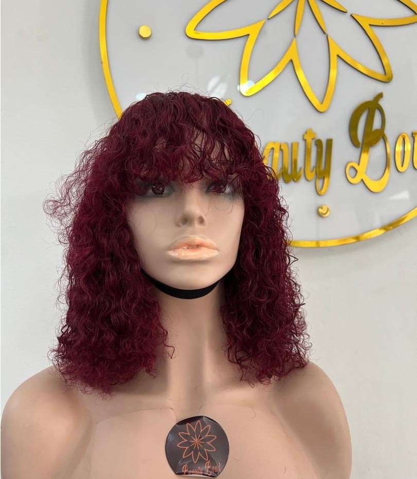 Burgundy Curls Human Hair